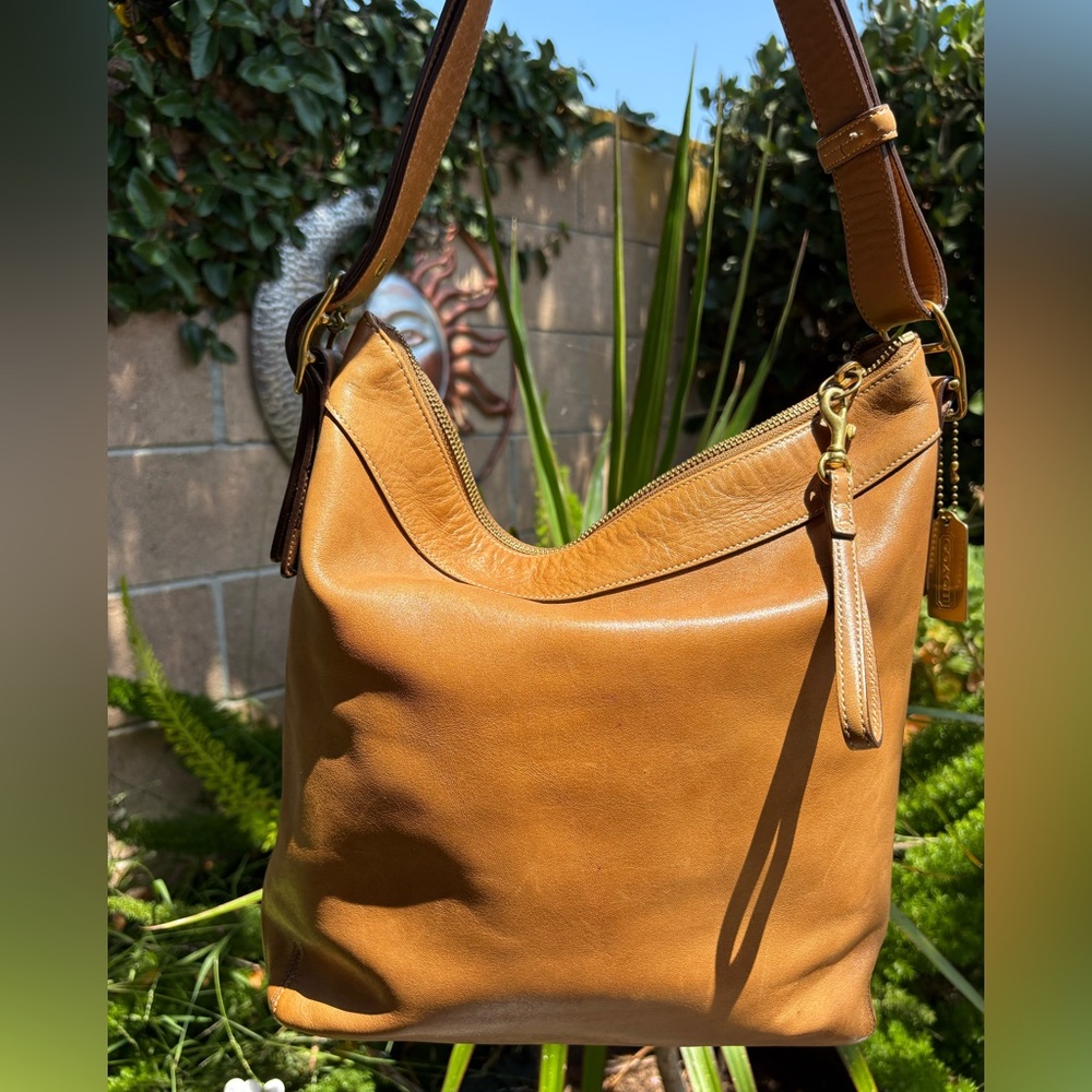 COACH Vintage Slim Convertible bag Brown Leather